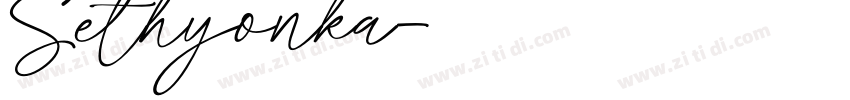 Sethyonka字体转换