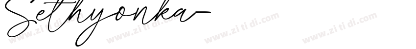 Sethyonka字体转换