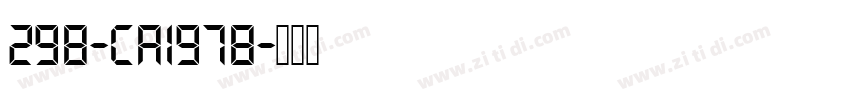 298-CAI978字体转换