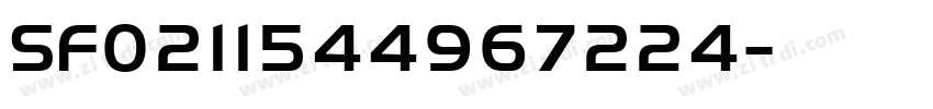 SF0211544967224字体转换