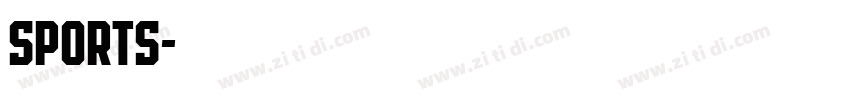 sports字体转换