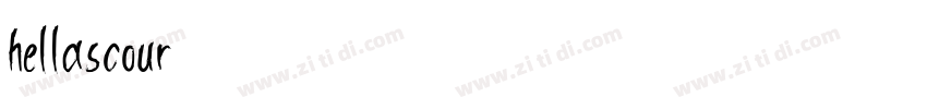 hellascour字体转换
