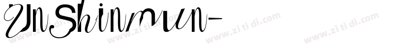 UnShinmun字体转换