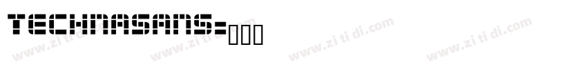 Technasans字体转换