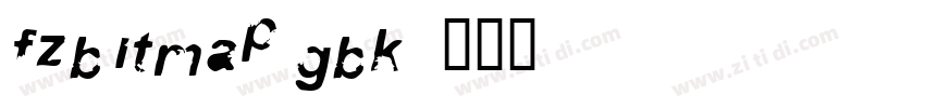 FZBitmap_GBK_字体转换