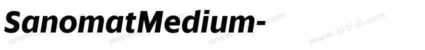 SanomatMedium字体转换