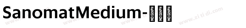 SanomatMedium字体转换