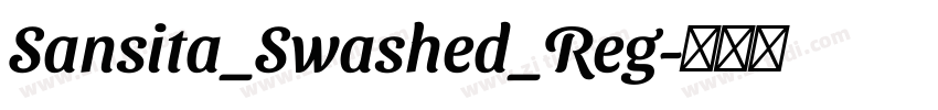 Sansita_Swashed_Reg字体转换
