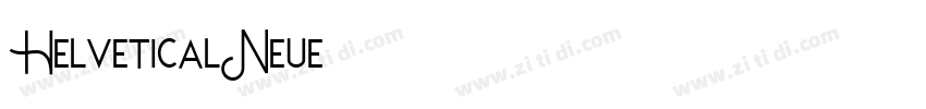 HelveticalNeue字体转换