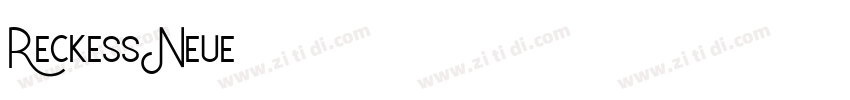 ReckessNeue字体转换