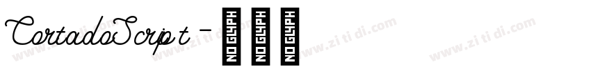 CortadoScript字体转换