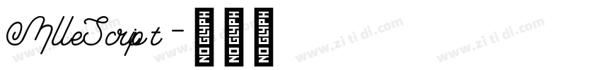 MlleScript字体转换