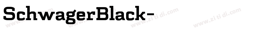 SchwagerBlack字体转换