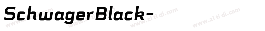 SchwagerBlack字体转换