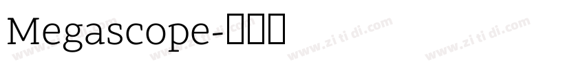 Megascope字体转换