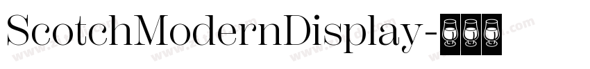 ScotchModernDisplay字体转换