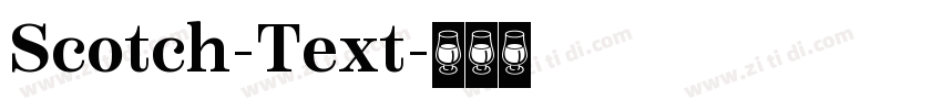 Scotch-Text字体转换
