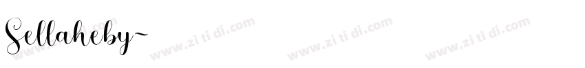 Sellaheby字体转换