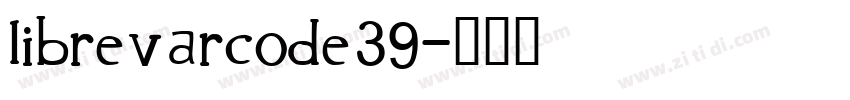 librevarcode39字体转换