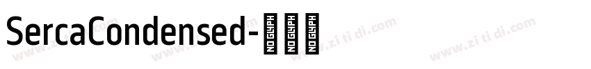 SercaCondensed字体转换