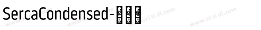 SercaCondensed字体转换