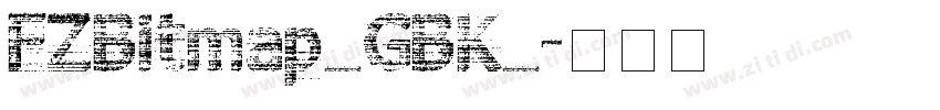FZBitmap_GBK_字体转换