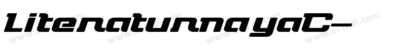 LiteraturnayaC字体转换