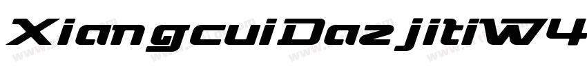 XiangcuiDazjitiW40字体转换