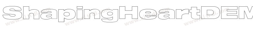 ShapingHeartDEMO字体转换