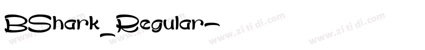 BShark_Regular字体转换