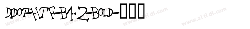 Didot-HTF-B42-Bold字体转换