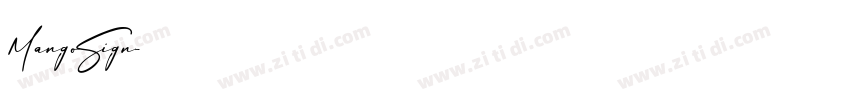 MangoSign字体转换
