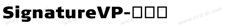 SignatureVP字体转换
