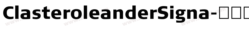 Claster0leanderSigna字体转换