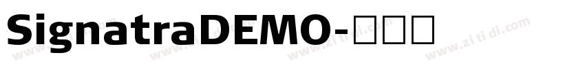 SignatraDEMO字体转换