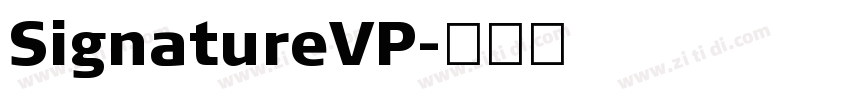 SignatureVP字体转换