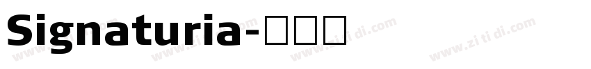 Signaturia字体转换