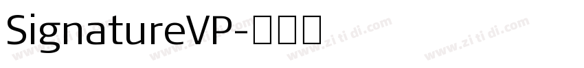 SignatureVP字体转换
