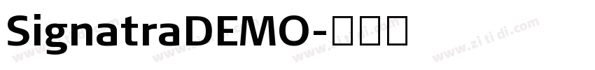 SignatraDEMO字体转换
