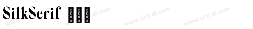 SilkSerif字体转换