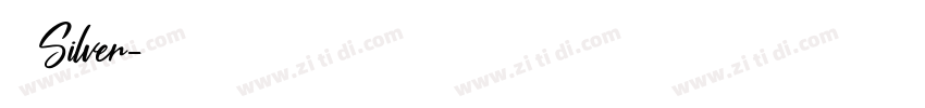 呃崛Silver字体转换