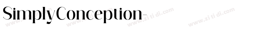 SimplyConception字体转换