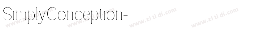 SimplyConception字体转换