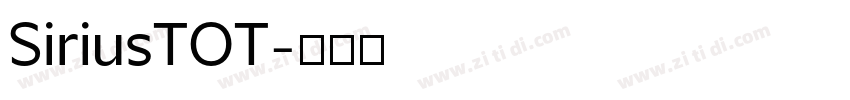 SiriusTOT字体转换