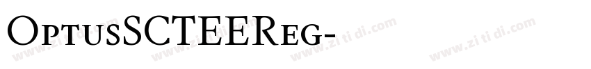 OptusSCTEEReg字体转换