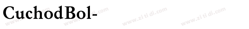 CuchodBol字体转换