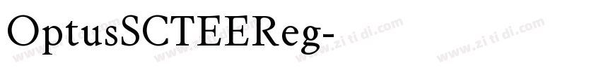 OptusSCTEEReg字体转换