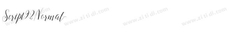 Script92Normal字体转换