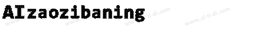 AIzaozibaning字体转换