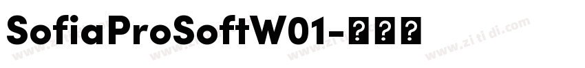 SofiaProSoftW01字体转换